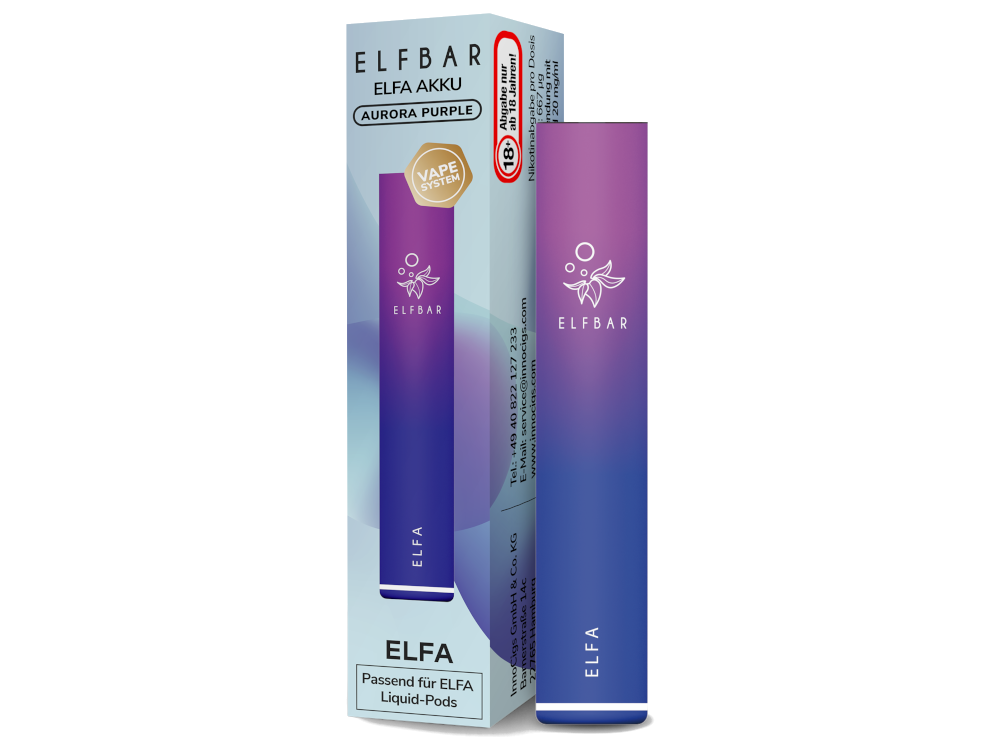 ELFBAR ELFA Akku - AURORA PURPLE